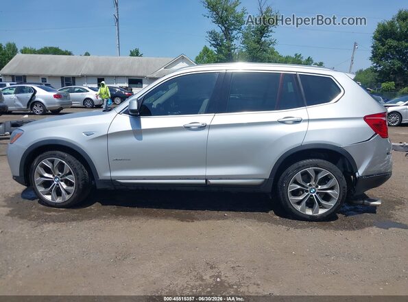5UXWY3C56G0N86885 2016 BMW X3 Silver Սալոնի 360 աստիճան տեսք