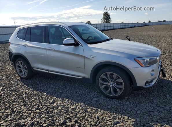 5UXWY3C57G0N88242 2016 BMW X3 Silver Առջևի աջ