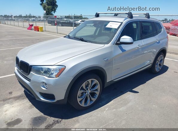 5UXWY3C5XG0N88848 2016 BMW X3 Silver Przód lewy