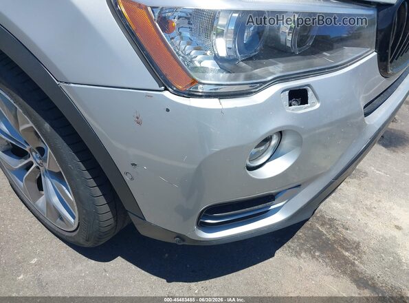5UXWY3C5XG0N88848 2016 BMW X3 Silver Widok z przodu