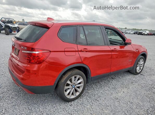 5UXWZ7C30H0V93822 2017 BMW X3 Red Tył prawy