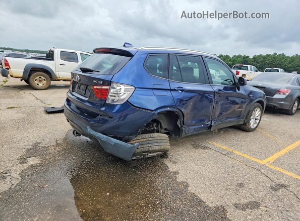 5UXWZ7C30H0V94095 2017 BMW X3 Blue Հետևի աջ