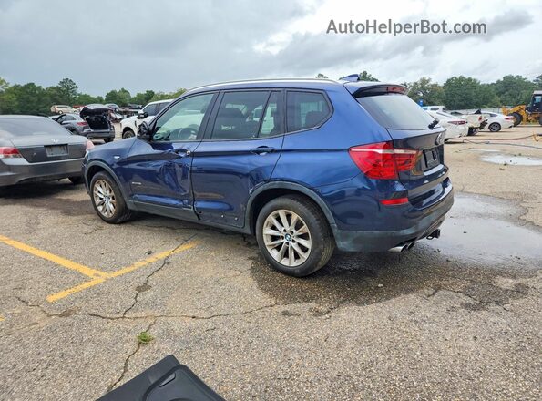 5UXWZ7C30H0V94095 2017 BMW X3 Blue Հետևի ձախ