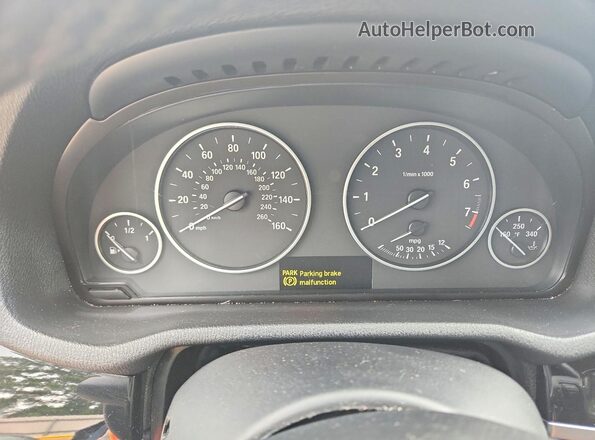 5UXWZ7C30H0V94095 2017 BMW X3 Blue Սարքավորումների վահանակի տեսք