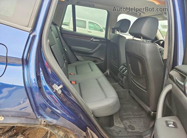 5UXWZ7C30H0V94095 2017 BMW X3 Blue Սալոնի հետևի տեսք