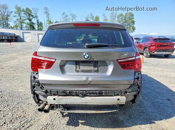 5UXWZ7C30H0X40138 2017 BMW X3 Gray Rear view