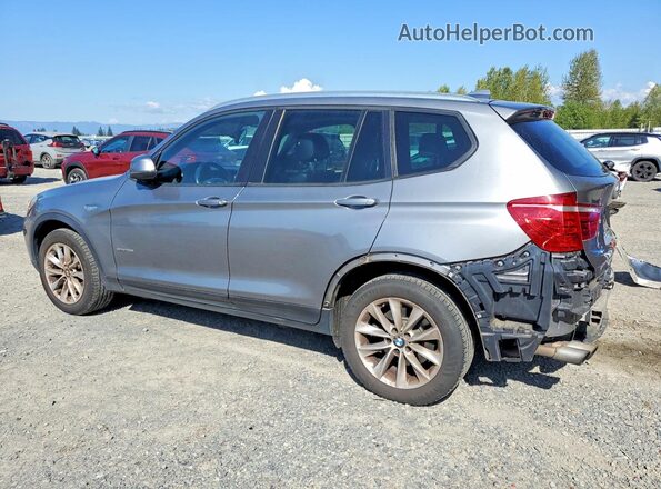 5UXWZ7C30H0X40138 2017 BMW X3 Gray Rear left