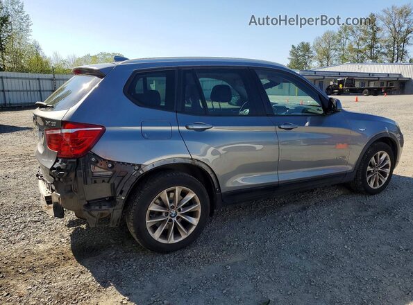 5UXWZ7C30H0X40138 2017 BMW X3 Gray Rear right
