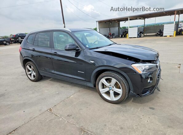5UXWZ7C30H0X41614 2017 BMW X3 Black Przód prawy