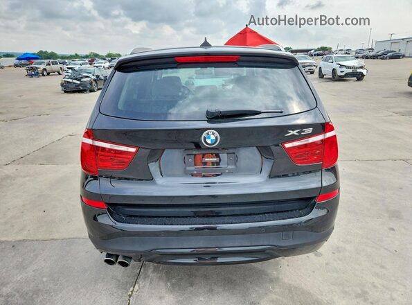 5UXWZ7C30H0X41614 2017 BMW X3 Black Widok z tyłu