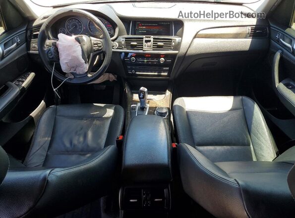 5UXWZ7C31H0V91495 2017 BMW X3 Black Vista del salpicadero