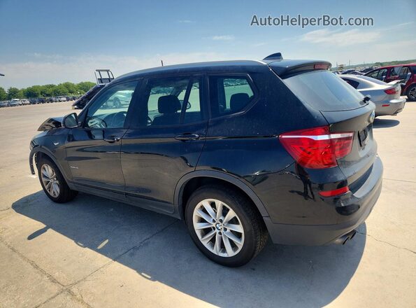 5UXWZ7C32H0X40111 2017 BMW X3 Black Հետևի ձախ