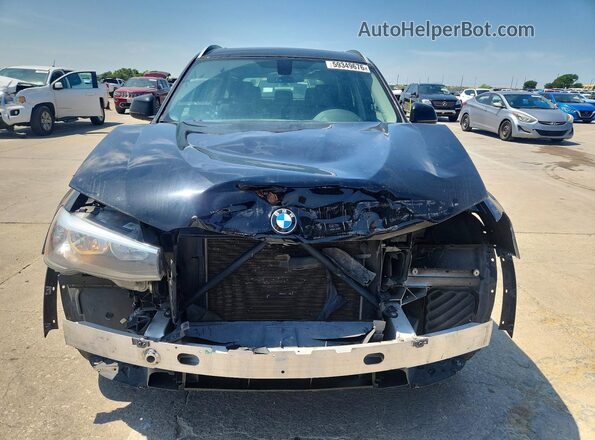 5UXWZ7C32H0X40111 2017 BMW X3 Black Դիմացի տեսք