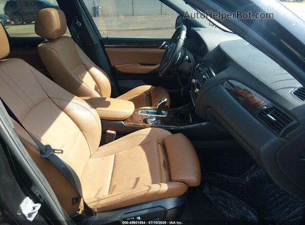 5UXWZ7C32H0X43140 2017 BMW X3 Black Սալոնի դիմացի տեսք