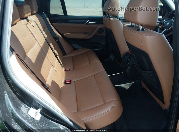 5UXWZ7C32H0X43140 2017 BMW X3 Black VIN կոդի պիտակի տեսք