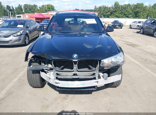5UXWZ7C32H0X43140 2017 BMW X3 Black Սալոնի հետևի տեսք