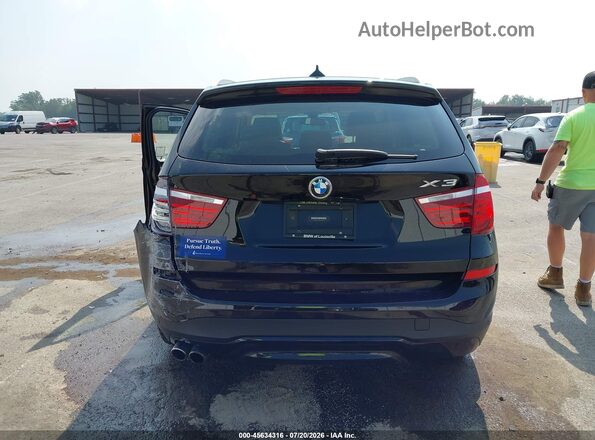 5UXWZ7C33H0X40344 2017 BMW X3 Black 