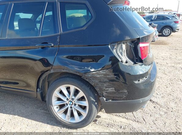 5UXWZ7C34H0V87506 2017 BMW X3 Black Вид спереду