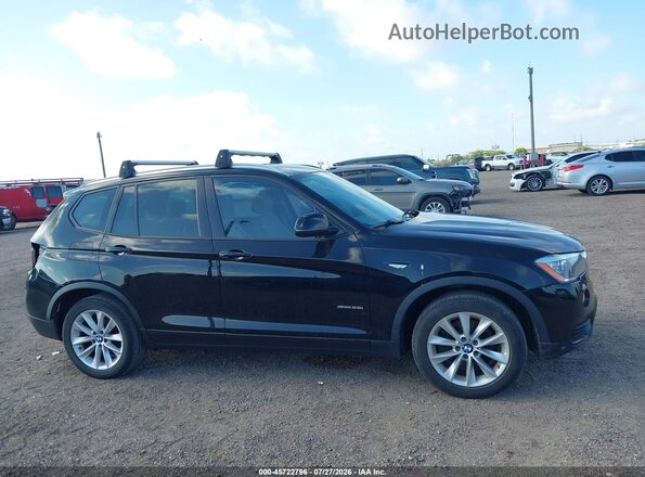 5UXWZ7C34H0V87506 2017 BMW X3 Black Панорамний вид салону 360°