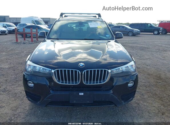 5UXWZ7C34H0V87506 2017 BMW X3 Black Вид задньої частини салону