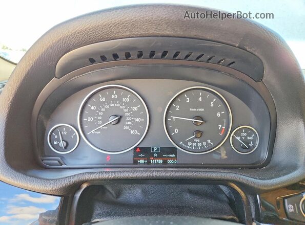 5UXWZ7C34H0V92706 2017 BMW X3 White Սարքավորումների վահանակի տեսք