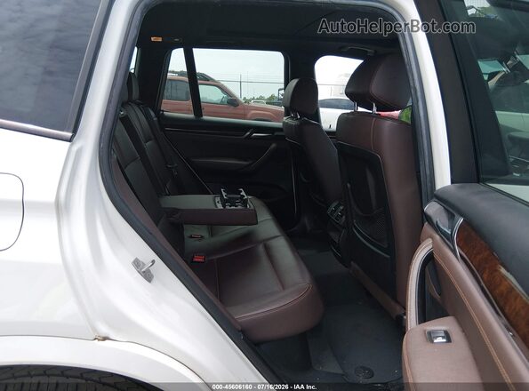 5UXWZ7C34H0X41955 2017 BMW X3 White VIN კოდის სტიკერის ხედი