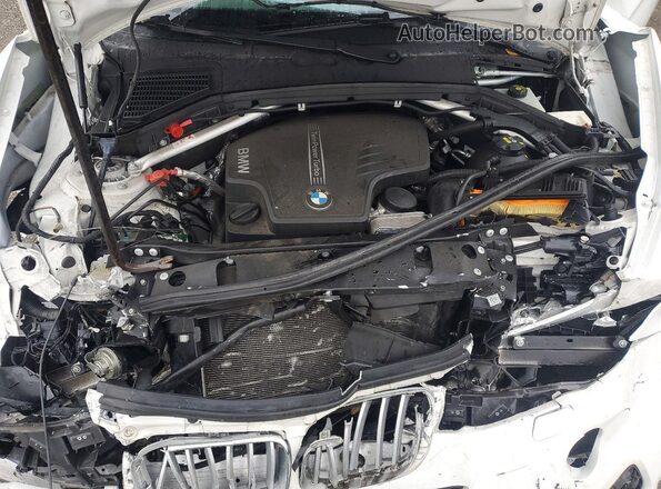 5UXWZ7C36H0V87541 2017 BMW X3 Белый Вид подкапотного пространства