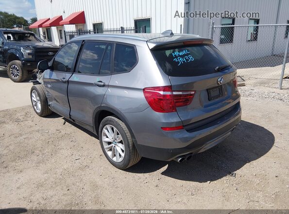 5UXWZ7C36H0X42136 2017 BMW X3 Gray უკანა მარცხენა