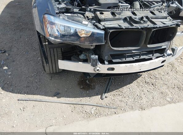 5UXWZ7C36H0X42136 2017 BMW X3 Gray წინა ხედი
