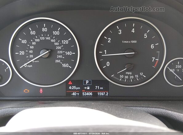 5UXWZ7C36H0X42136 2017 BMW X3 Gray უკანა სავარძლების ხედი