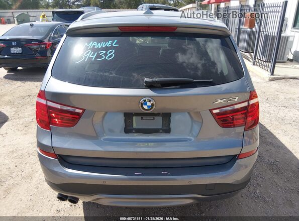 5UXWZ7C36H0X42136 2017 BMW X3 Gray 
