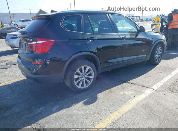 5UXWZ7C38H0V86830 2017 BMW X3 Black Rear right