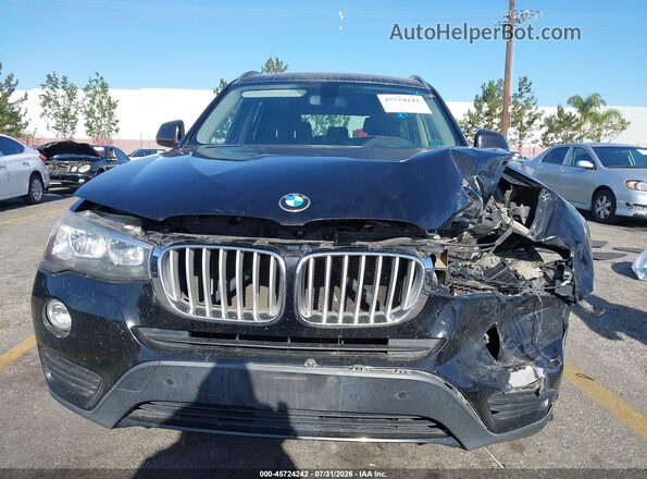 5UXWZ7C38H0V86830 2017 BMW X3 Black Front view