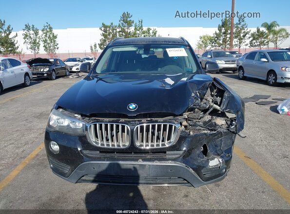 5UXWZ7C38H0V86830 2017 BMW X3 Black Rear interior view