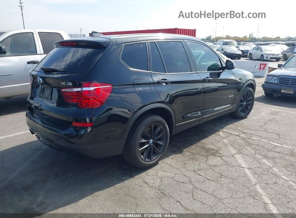 5UXWZ7C38H0V93857 2017 BMW X3 Black Tył prawy
