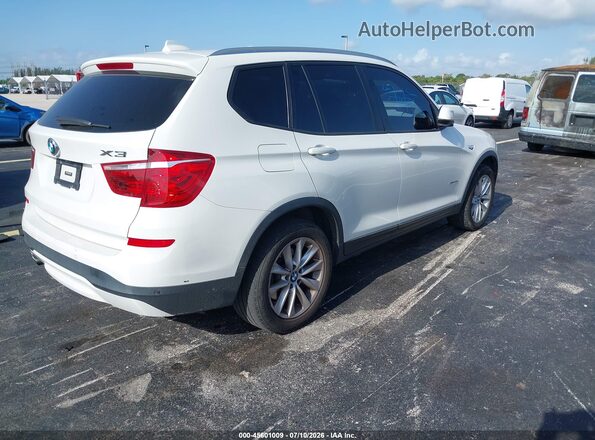 5UXWZ7C39H0V94760 2017 BMW X3 White Հետևի աջ