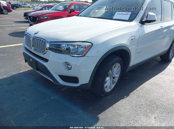 5UXWZ7C39H0V94760 2017 BMW X3 White Դիմացի տեսք