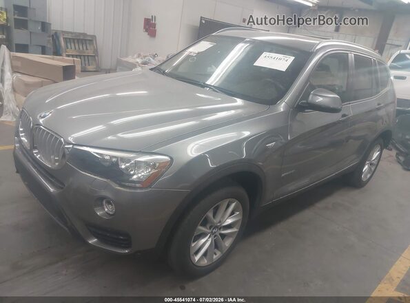 5UXWZ7C3XH0X39840 2017 BMW X3 Gray Przód lewy