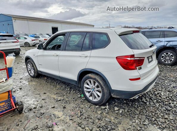 5UXWZ7C54H0U47621 2017 BMW X3 White Trasero izquierdo