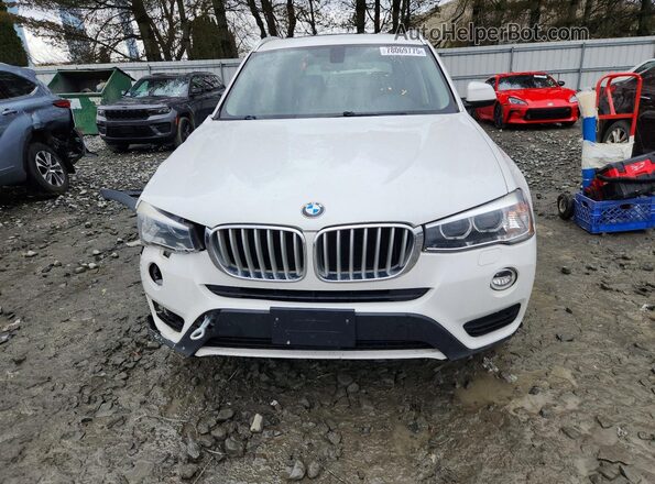 5UXWZ7C54H0U47621 2017 BMW X3 White Vista frontal