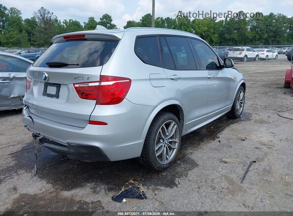 5UXWZ7C55G0R31912 2016 BMW X3 Silver უკანა მარჯვენა