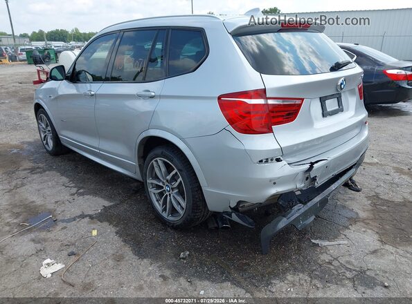 5UXWZ7C55G0R31912 2016 BMW X3 Silver უკანა მარცხენა