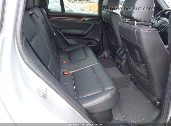 5UXWZ7C55G0R31912 2016 BMW X3 Silver VIN კოდის სტიკერის ხედი