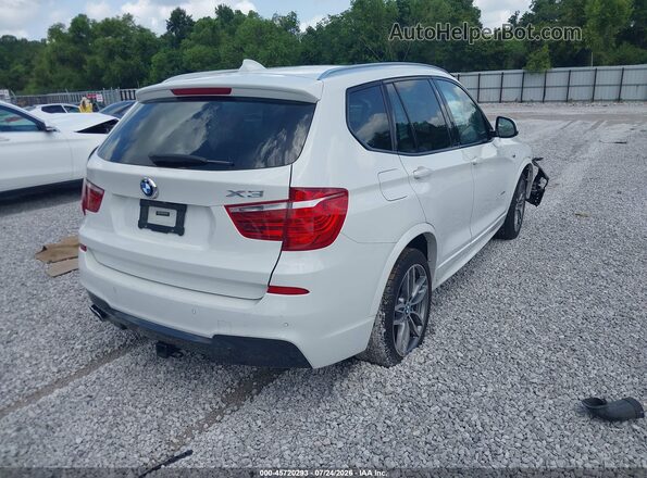 5UXWZ7C56G0R31966 2016 BMW X3 White Tył prawy