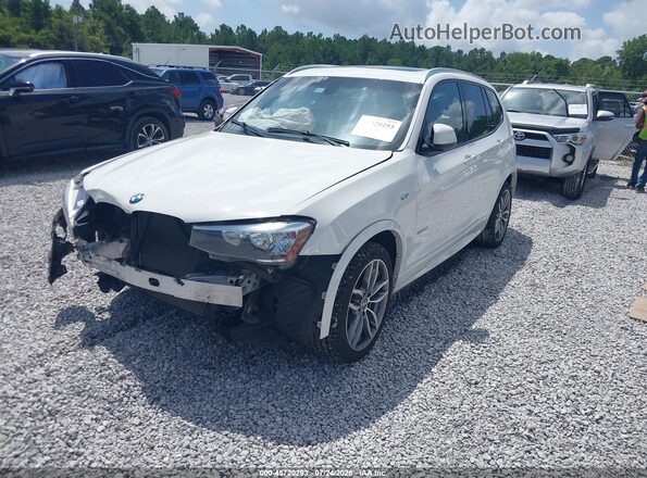 5UXWZ7C56G0R31966 2016 BMW X3 White Przód lewy
