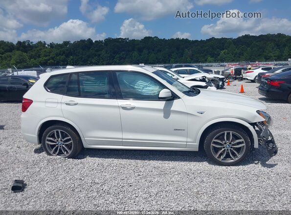 5UXWZ7C56G0R31966 2016 BMW X3 White Widok wnętrza 360 stopni