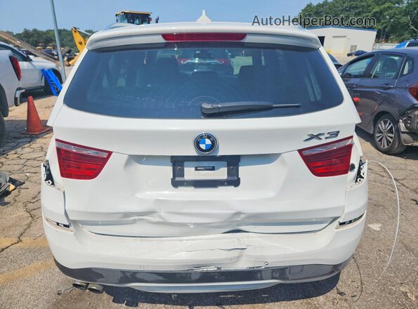 5UXWZ7C57H0V85766 2017 BMW X3 White Widok z tyłu