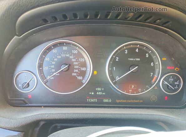 5UXWZ7C58H0U46830 2017 BMW X3 Red ხელსაწყოთა პანელის ხედი