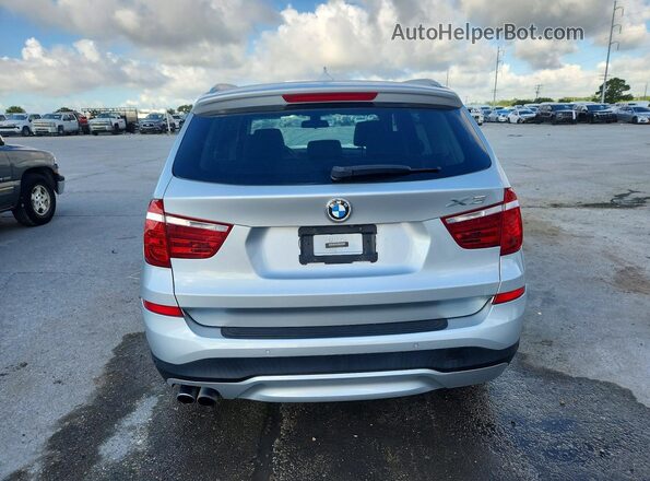 5UXWZ7C59H0U46349 2017 BMW X3 Silver Rear view