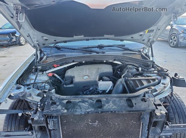 5UXWZ7C59H0U46349 2017 BMW X3 Silver Engine compartment view